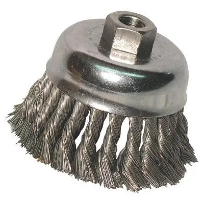 Knot Cup Brushes Cup 6" Knot .035 5/8-116Kc35: 102-6Kc35 - cup 6" knot .035 5/8-116kc35