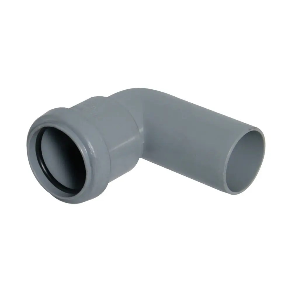 FloPlast Push Fit Waste 90' Conversion Bend 40mm Grey (Pack 10)