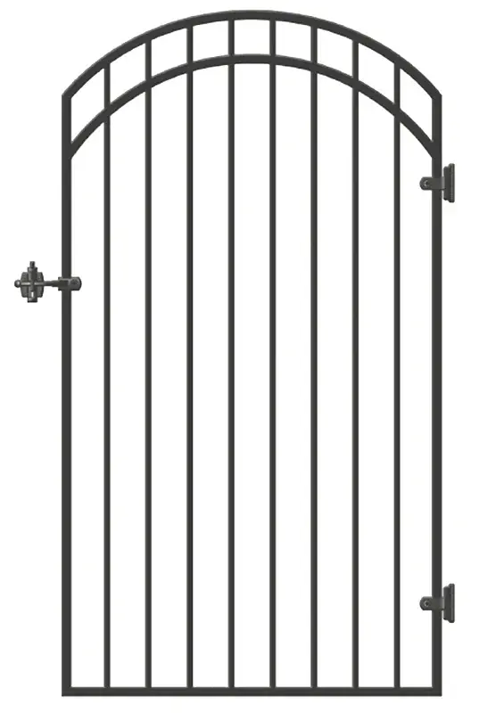 Nuvo Iron GGI0440-RG02-AG03 Ornamental Gate, 33 W, 68 H, Iron