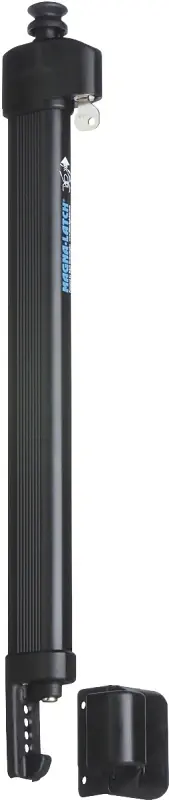 National Hardware N346-210 Gate Latch, 21 H, 2-7/16 W, Polymer, Midnight, 1/BAG