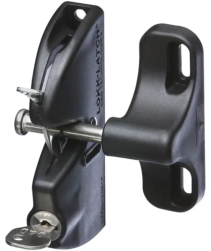National Hardware V6201 Series N346-201 Lock Latch, Glass Fiber Formulated Polymer