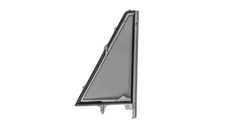 Complete Tinted Vent Window Assembly, Passenger, Chrome