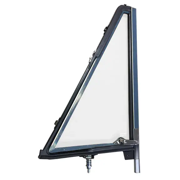 Complete Vent Window Assembly, Passenger, Chromium Whole House Cooling