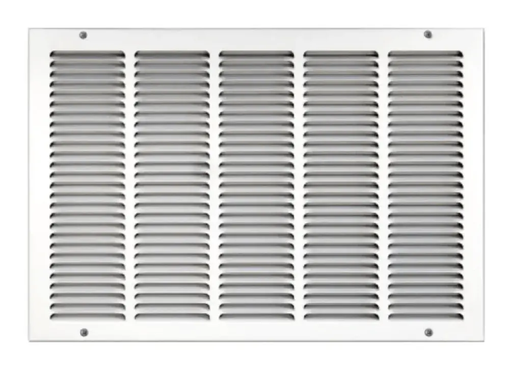MFBG308W METAL-FAB Chalk Baseboard Grille, 1/2" Spacing, 30" X 8"