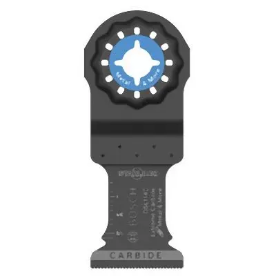 Bosch 1-1/4 Inches Starlock® Oscillating Multi Tool Carbide Plunge Cut Blade, 2608664847