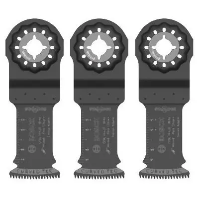 Bosch 1-1/4 Inches Starlock® Oscillating Multi Tool Bi-Metal Xtra-clean Plunge Cut Blade 3 pk., 2610041335