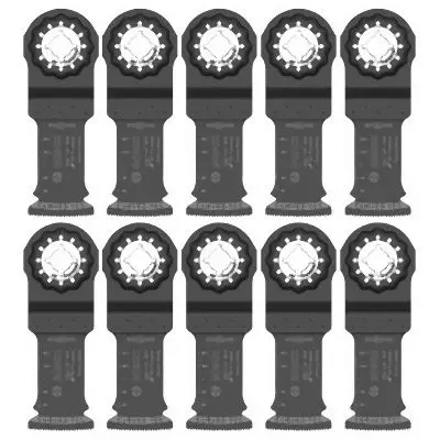 Bosch 1-1/4 Inches Starlock® Oscillating Multi Tool Bi-Metal Plunge Cut Blade 10 pk., 2610043932