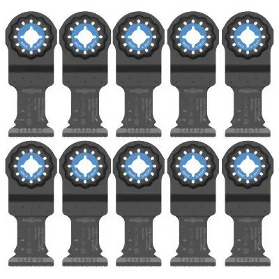 Bosch 1-1/4 Inches Starlock® Oscillating Multi Tool Carbide Plunge Cut Blade 10 Pk., 2610043936