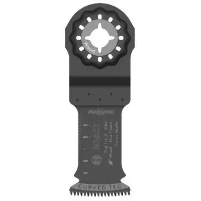 Bosch Convertible 1-1/4 Inches Starlock® Oscillating Multi Tool Bi-Metal Xtra-clean Clean Plunge Cut Blade, 2608664852