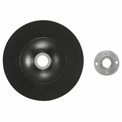 Bosch Elite 5 Inches Angle Grinder Accessory Rubber Backing Pad Lock Nut, 2610906293