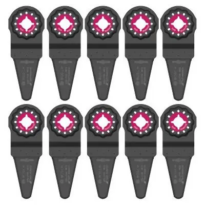 Bosch Fade-Resistant 2-1/4 Inches Starlock® Oscillating Multi Tool Caulk Knife Blade 10 pk., 2610054835