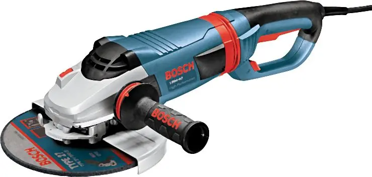 Bosch 9 Inches 15 High Executeance Large Angle Grinder No Lock-On Switch, 0601893G10