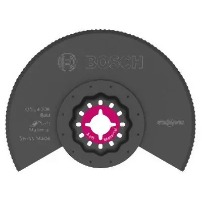 Bosch 4 Inches Starlock® Oscillating Multi Tool Bi-Metal Serrated Knife Segmented Blade, 2608664844