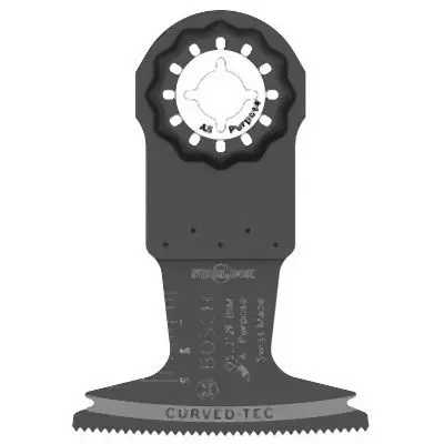Bosch Long-Lasting 2-1/2 Inches Starlock® Oscillating Multi Tool Bi-Metal Plunge Cut Blade, 2608664839
