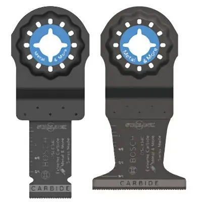 Bosch Low-VOC Starlock® Oscillating Multi-Tool Accessory Blade Set 2 pieces, 2610041332