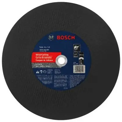 Bosch Super-Strong 14 Inches 5/32 Inches 20 mm Arbor Type 1A (ISO 41) 24 Grit Metal Cutting Bonded Abrasive Wheel, 2610065828
