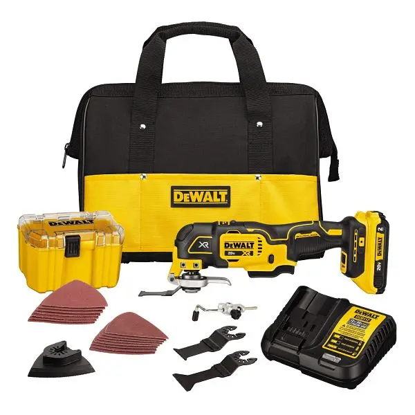 DeWalt XR 33 Each Cordless Brushless 20V Max Variable Speed Oscillating Multi-Tool Kit Soft Full Case (1-Battery Incorpora...