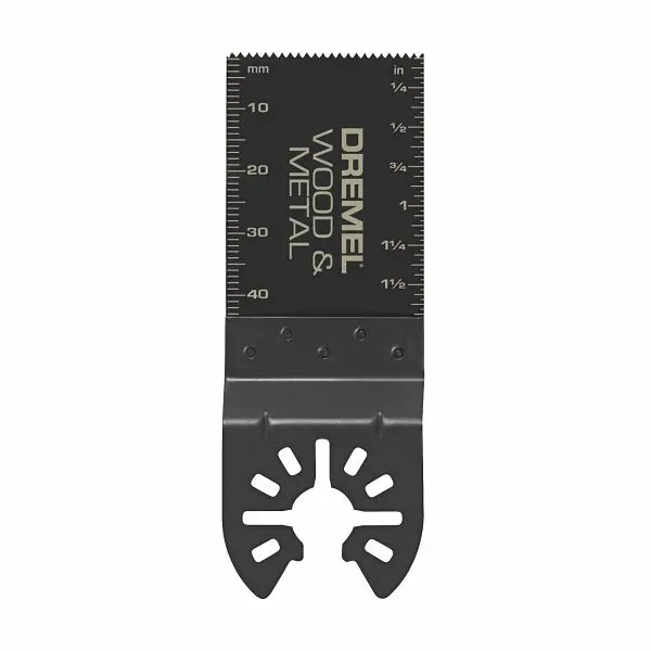 Dremel 1-1/4 Inches Wood and Metal Flush Cutting Oscillating Blade, 2615M482AC