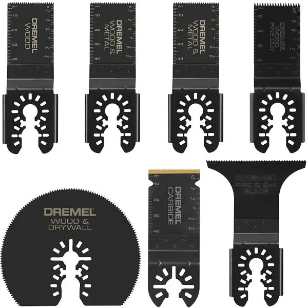 Dremel Precision-Engineered Universal Oscillating Blade Kit-7pc, 2615M497AA