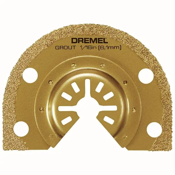 Dremel Waterproof 1/16 Inches Carbide Grout Removal Oscillating Blade, 2615M501AC
