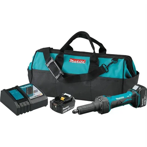 Makita 18V LXT Lithium-Ion Cordless 1/4" Adjustable Die Grinder Kit, XDG01T