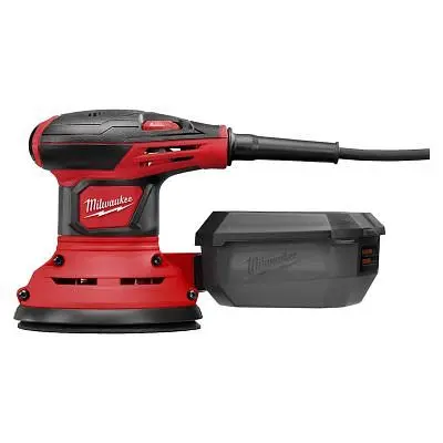 Milwaukee Multi-Purpose 5" Corded Random Orbit Palm Sander (7,000-12,000 Opm) Bag Kit, 6034-21