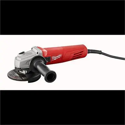 Milwaukee Neon 4-1/2" Small Angle Grinder 11 Amp Slide Lock-On Switch, 6146-33