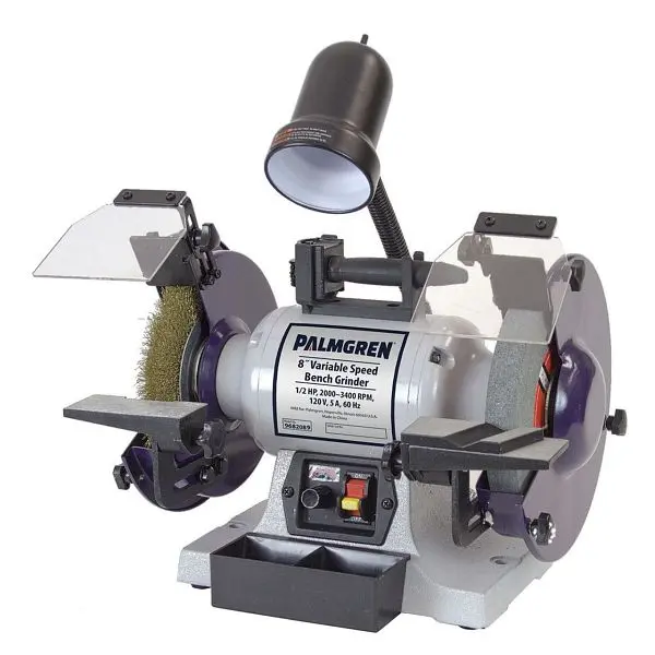 Palmgren 8" Economy Bench Grinder 1/2 HP 120V, 9682089