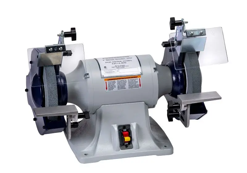 Palmgren OSHA-Compliant 8" Powergrind 3/4HP 115/230V grinder dust collection, 9682081