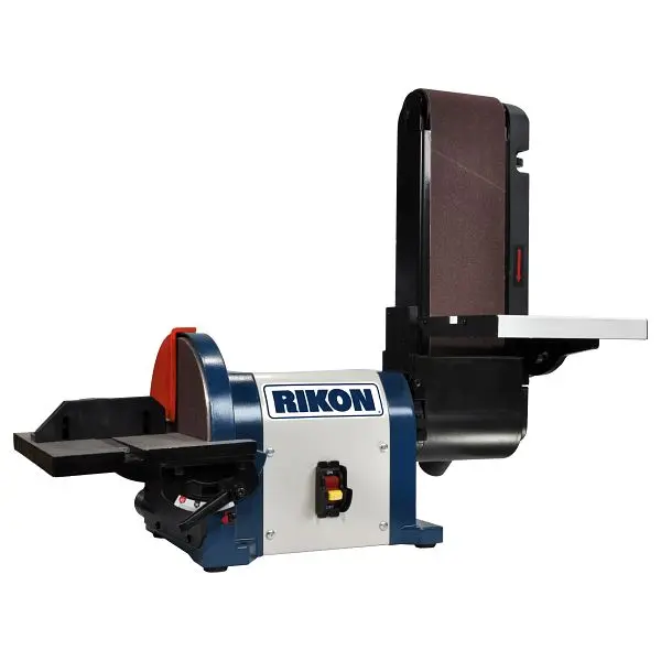 RIKON Tool-Free 4" x 36" Belt 8" Disc Sander, 50-114
