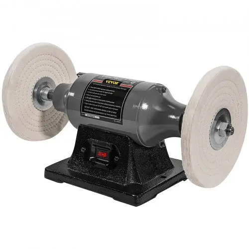 VEVOR Bench Buffer Polisher Buffer Benchtop 8" Jewelry PVC Polishing, YCPGJMC8110VWC39IV1