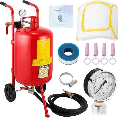 VEVOR 10 Gal/40L Sandblaster Equipped, 40LPSJ00000000001V0