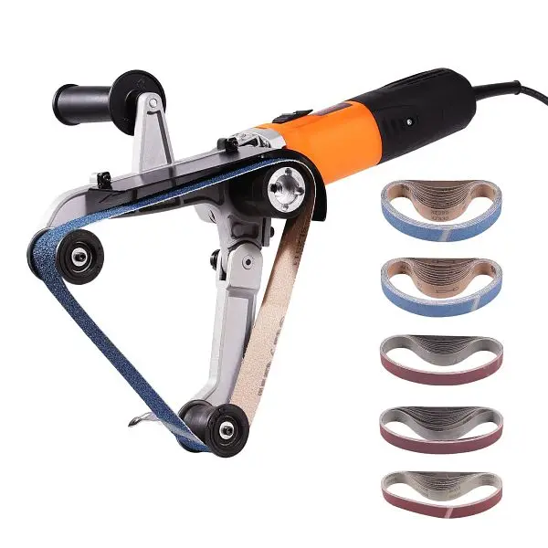 VEVOR Pipe Tube Polisher Sander 50 PCS Sanding Belts, GDSDJ800W15XW6KN0V1