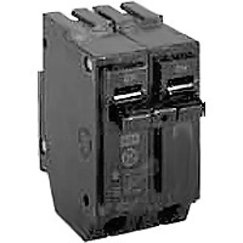 GE THQL2190 Feeder Circuit Breaker, Type THQL, 90 , 2-Pole, 120/240 V, Non-Interchangeable Trip, Plug