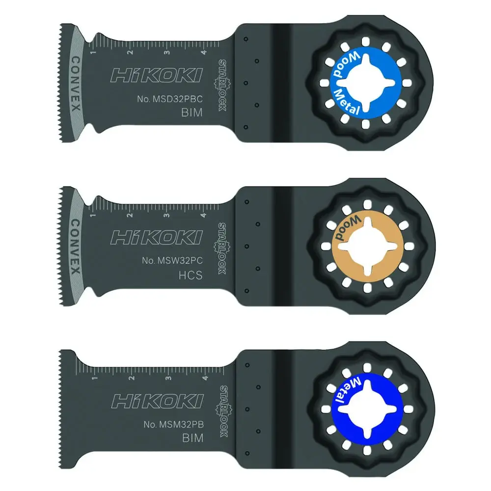 HiKOKI 782793 Multi Tool Blade Adjust - Pack 3