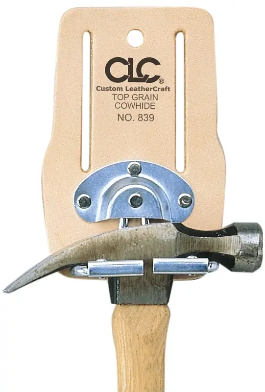 CLC Tool Works Series 839 Hammer Holder, Leather, Tan, 7-1/2 W, 2.4 H
