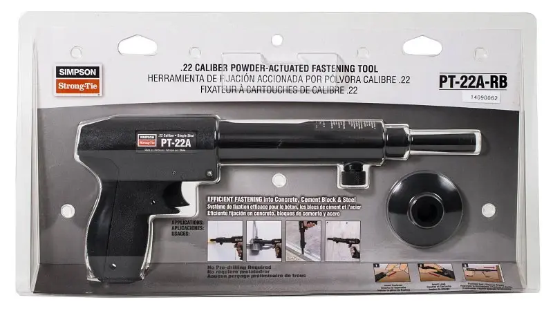 Simpson Strong-Tie PT-22A PT-22A-RB Power Hammer, 0.22 Caliber Drilling