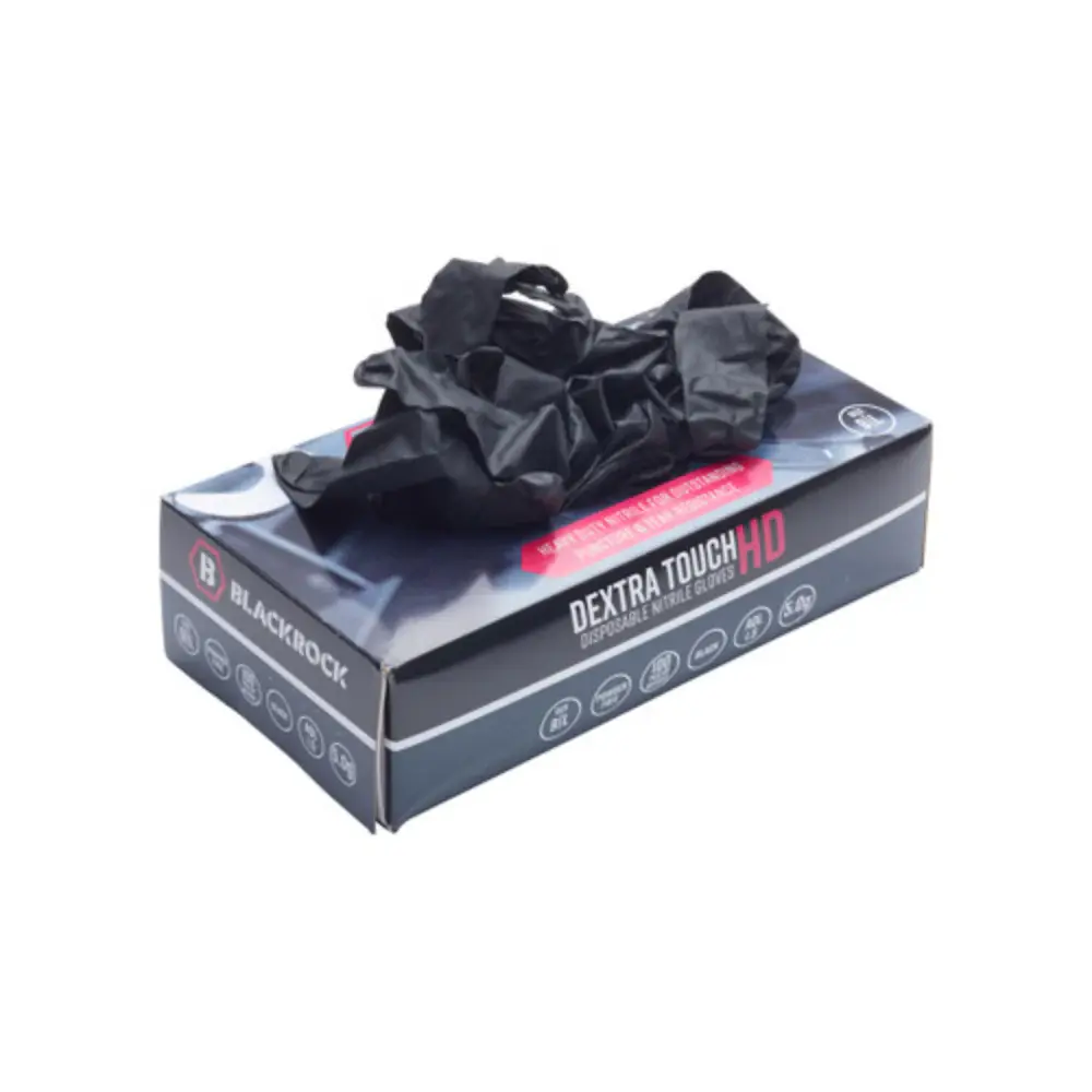 Blackrock Dextra Touch HD Disposable Nitrile Glove Box 100pcs size L
