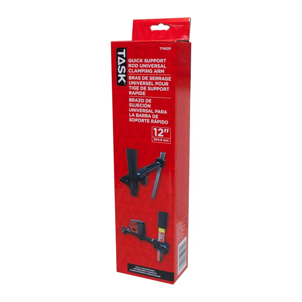 Fits-all Quick Support Rod Clamp Arm, 12"