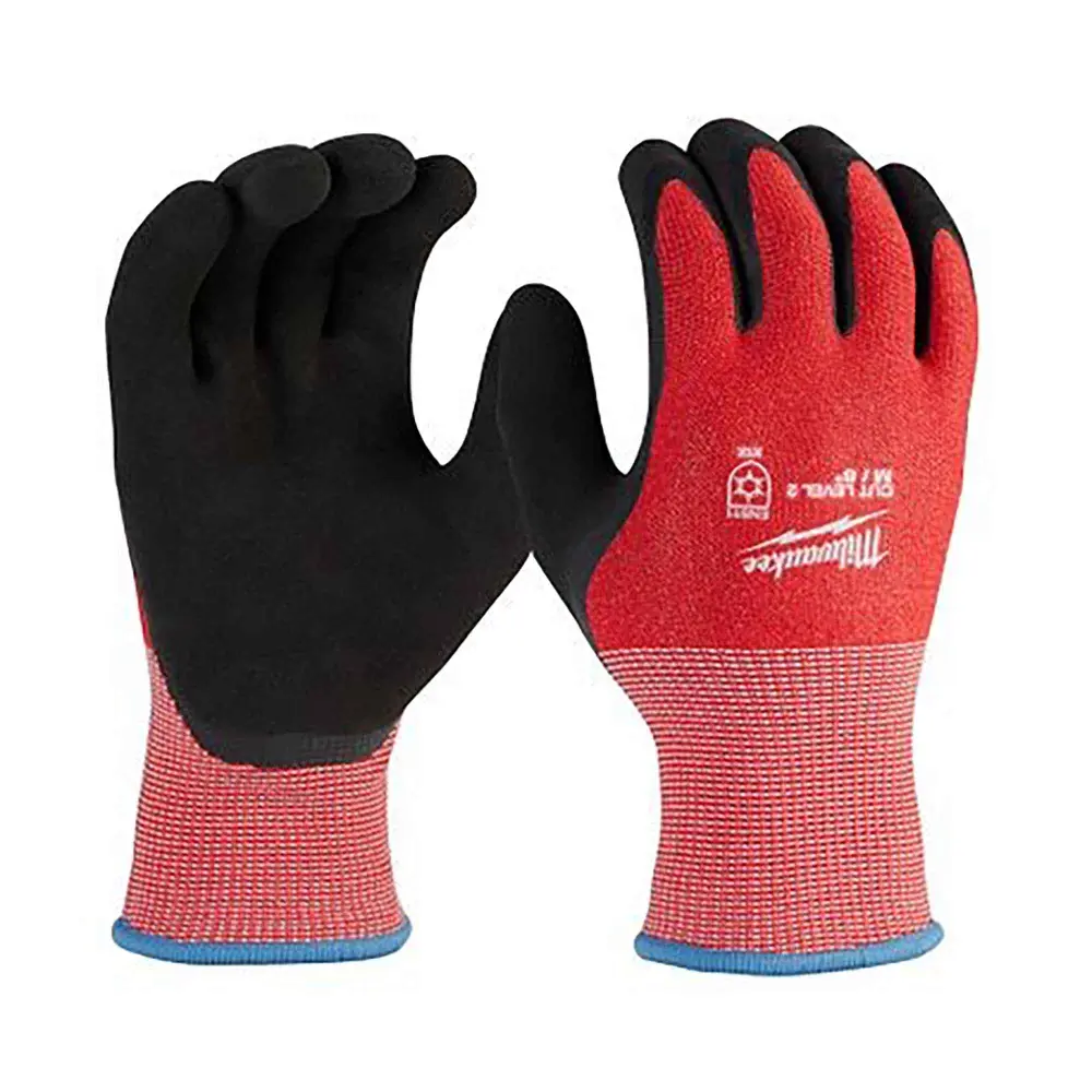 Grade 2 Dipped Cut Resistant Winter Gloves, Medium