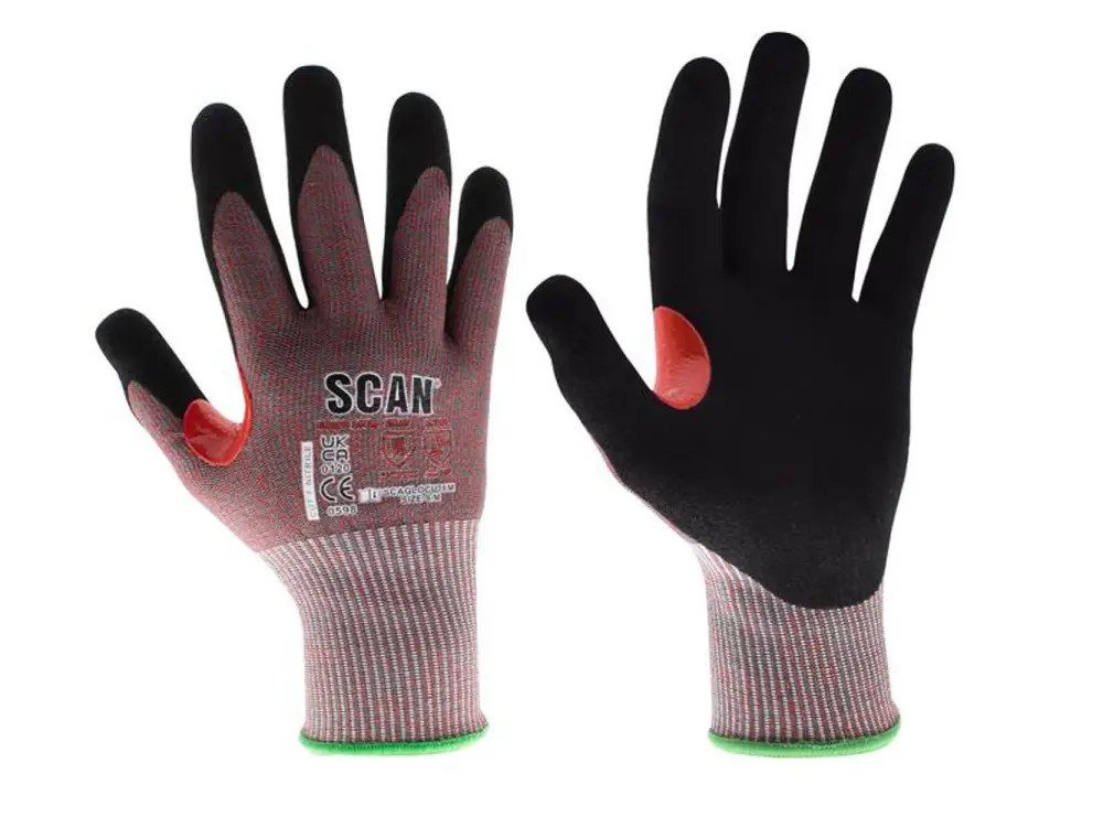 Scan Nitrile Palm Cut F Gloves - Xxl (Size 11)