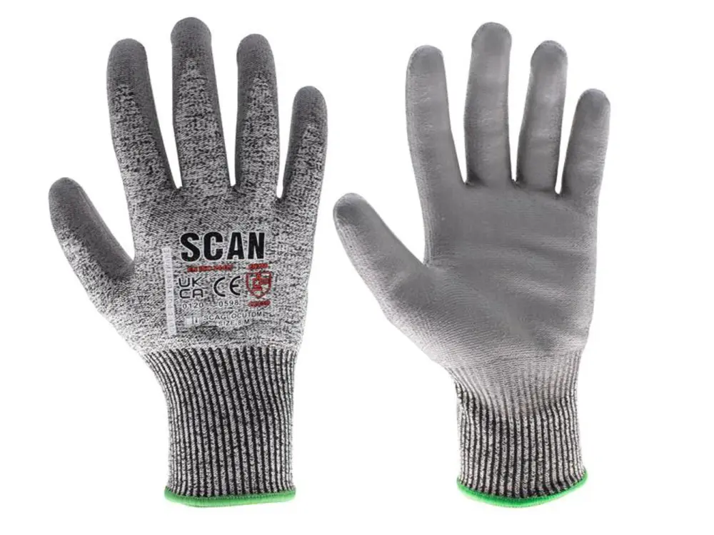 Scan Pu Palm Cut D Gloves - Xxl (Size 11)