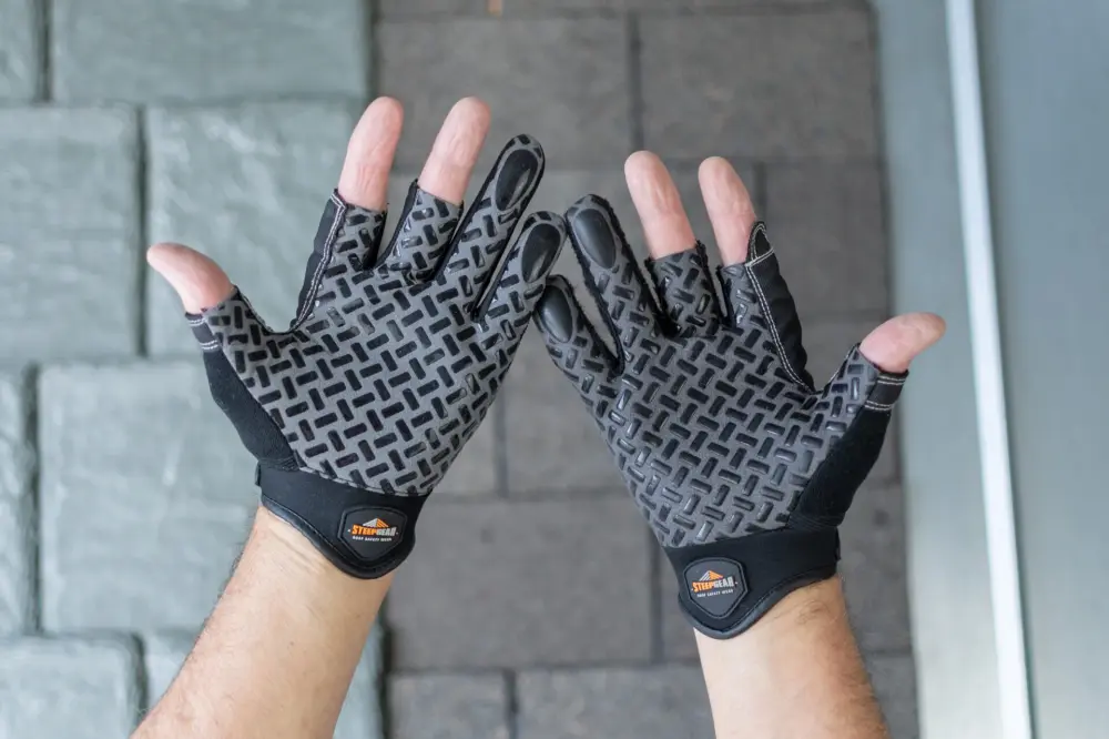 SteepGear Gripping Power Work Gloves - Thorough or Free Finger