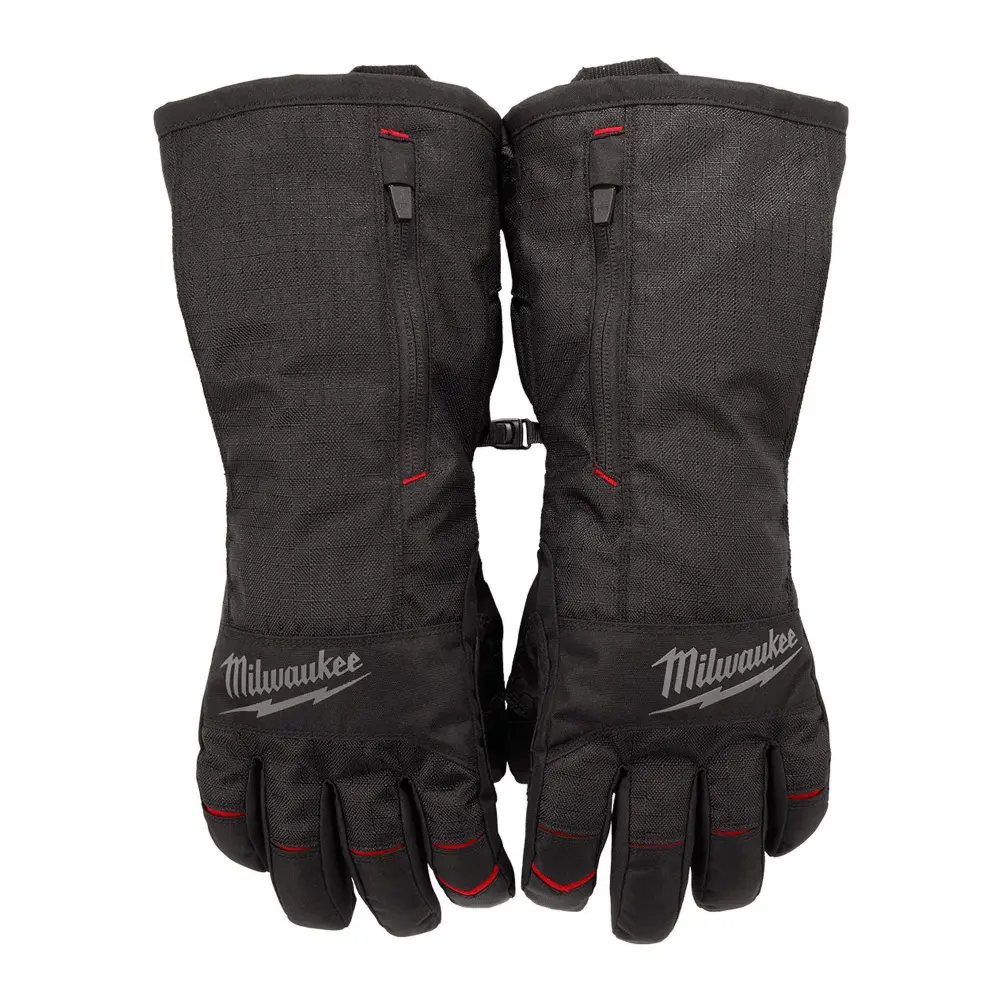 USB Rechargeable Heated Winter Gloves, Large (Black)