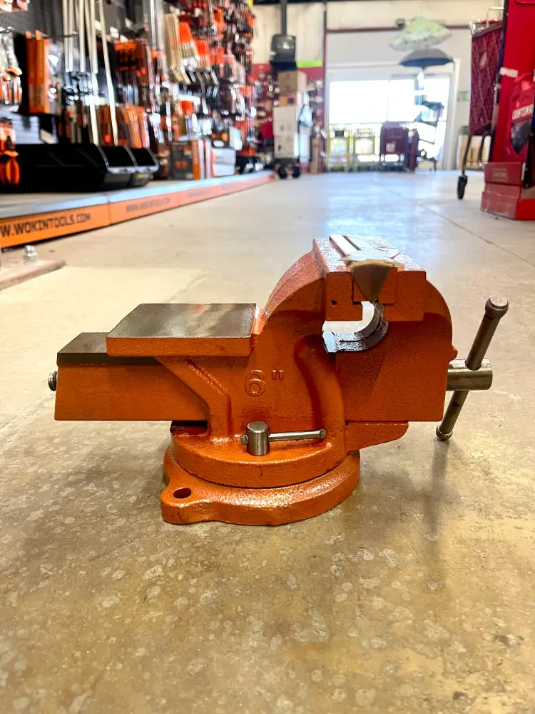 Wokin 6 Inch Bench Vise Revolve Base Anvil