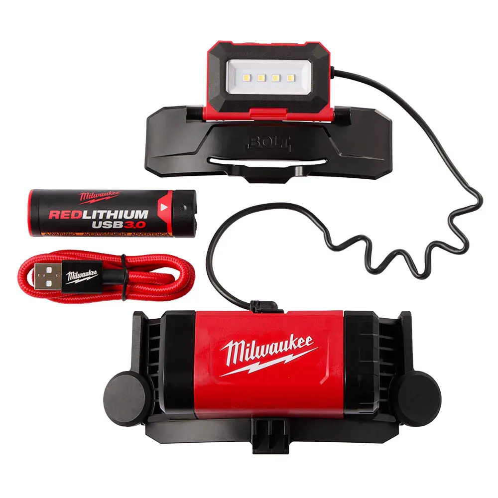 Bolt Redlithium USB Headlamp, 600 Lumens