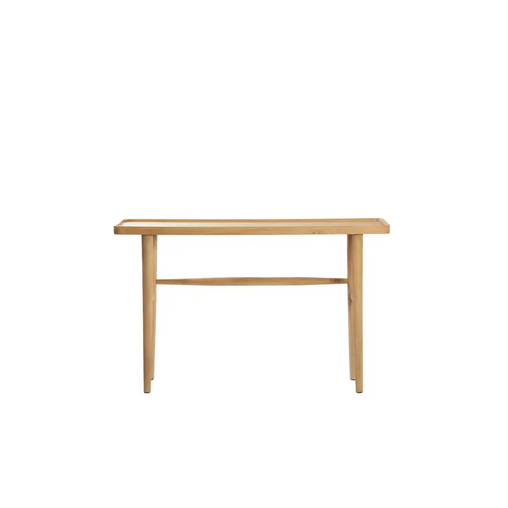 Adjustable Qiano Mango Wood Console Table - Unadulterated