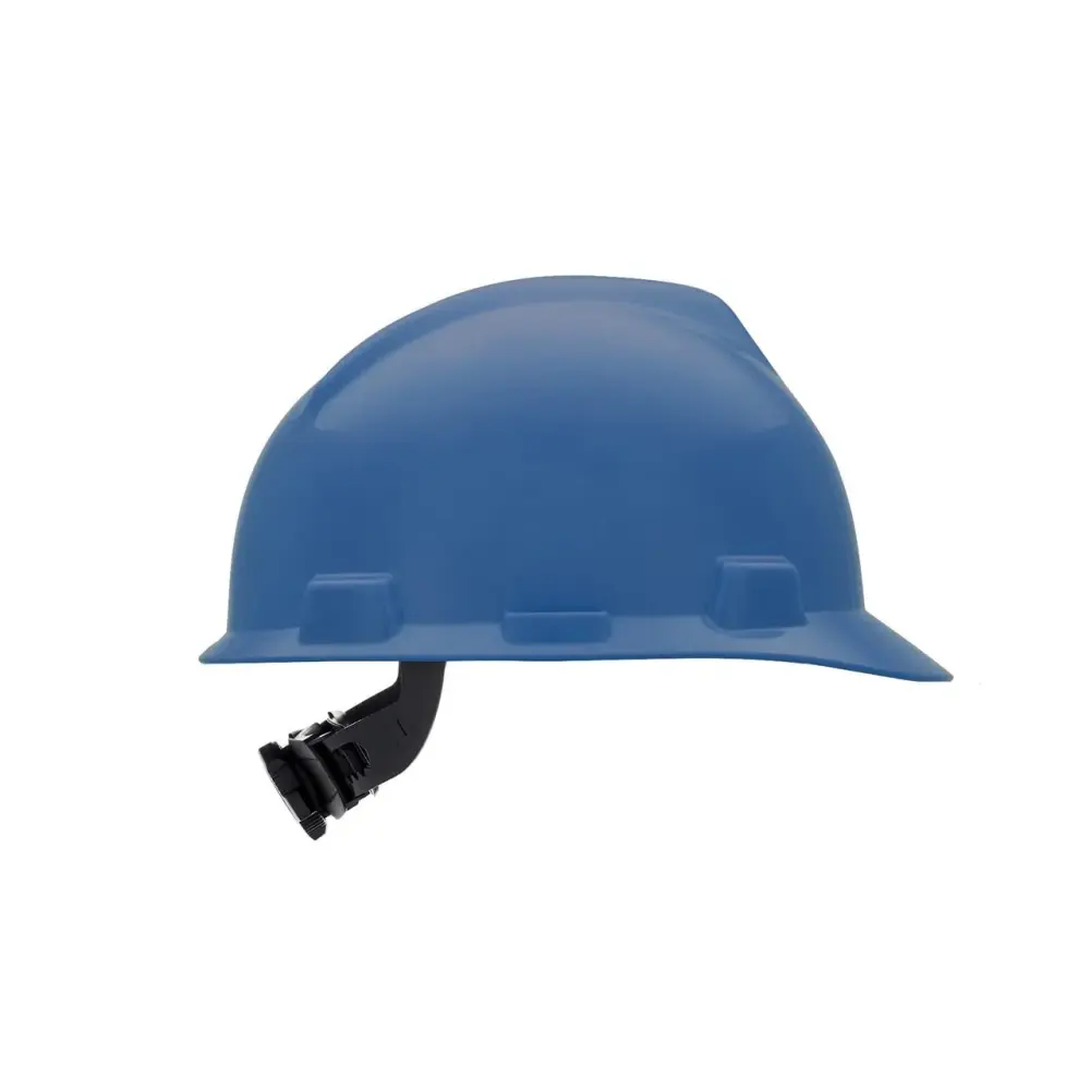 MSA 475359 V-Gard Cap Style Safety Robust Hat Fas-Trac III Ratchet Suspension | Polyethylene Shell, Superior Impact Protec...
