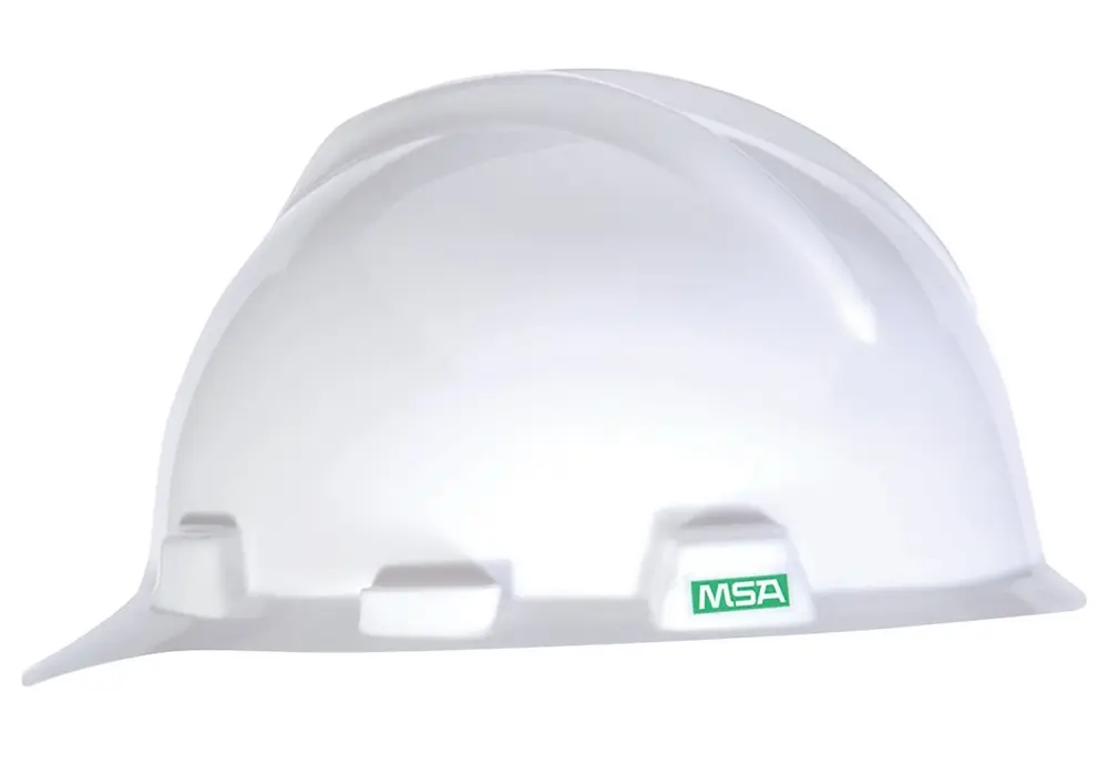MSA V-Gard Cap Style Safety Robust Hat Staz-on Pinlock Suspension | Polyethylene Shell, Superior Impact Protection