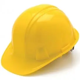Pyramex HP14130 Hard Hat - 4-Point RatchetSuspension - Goldenrod